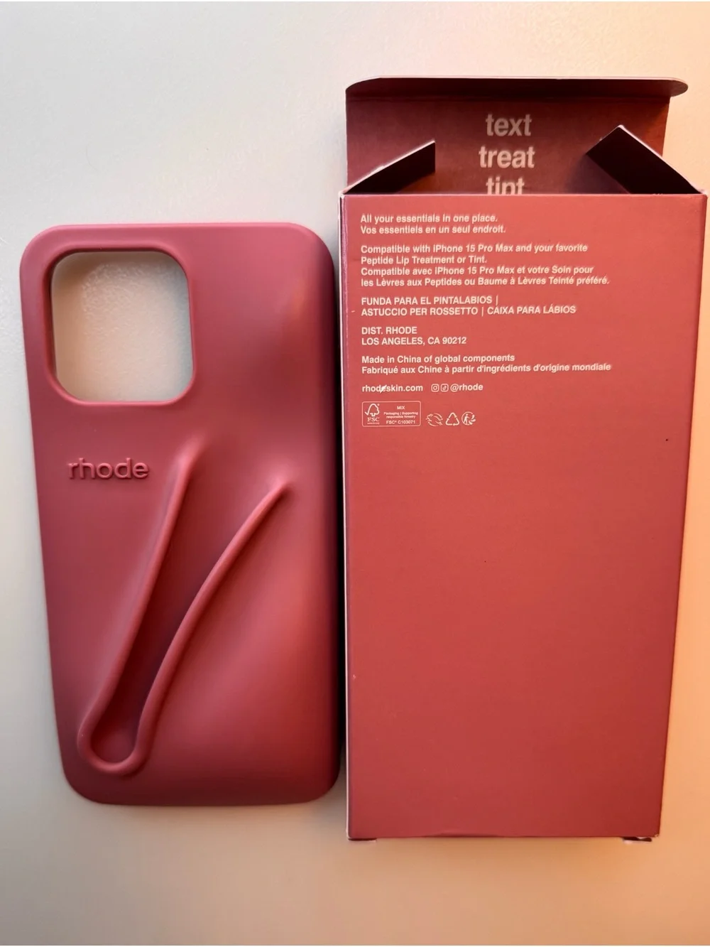 rhode iPhone case Salty tan  Limited edition (iPhone 15 Pro Max) Brand new